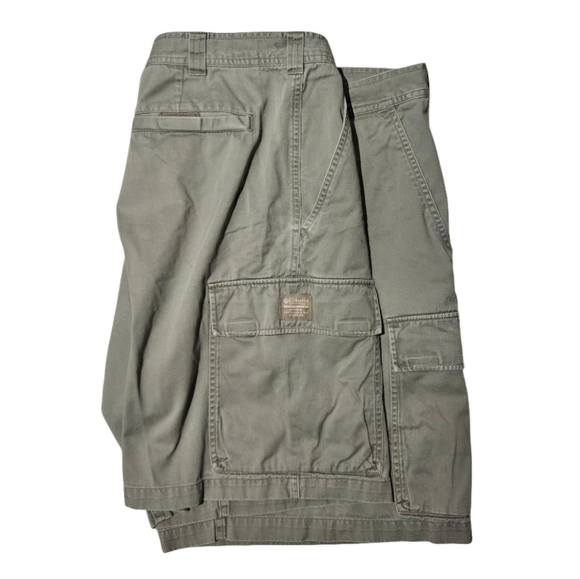 Columbia Brownsmead II Mens 38 Cargo Shorts Gray 9” Outdoor Hiking Fishing sz 40 - Picture 2 of 6